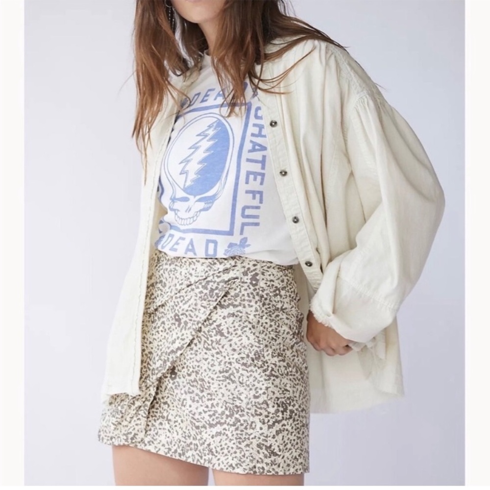 Free People Faux Leather Skirt